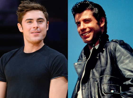 John Travolta, Grease, Zac Efron John Travolta, Grease, Zac Efron